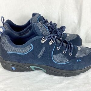 Ryka Suede Nitracel Womens Shoes Size 11 W Blue Athletic Sneakers Lace Up A84460